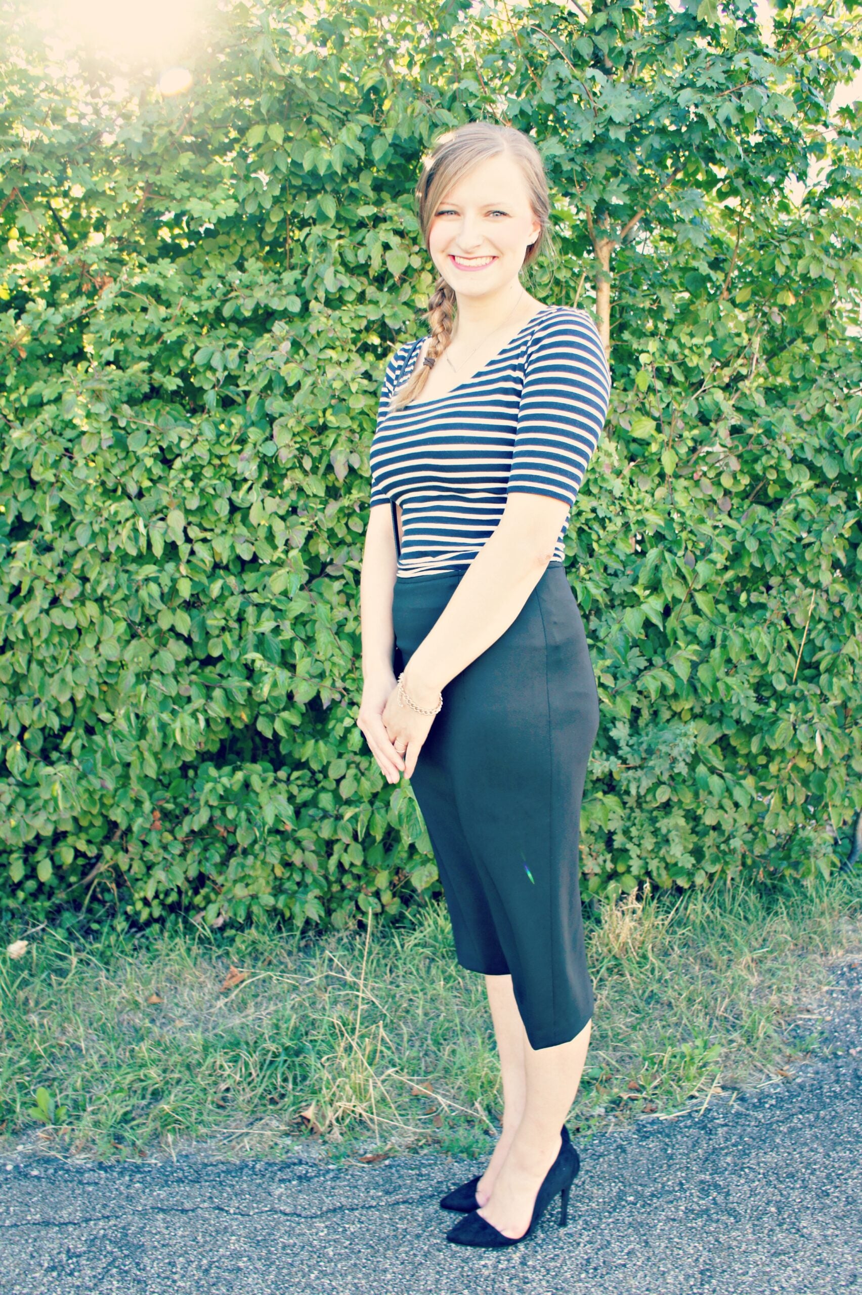 Secretary's High Waist Pencil Skirt
