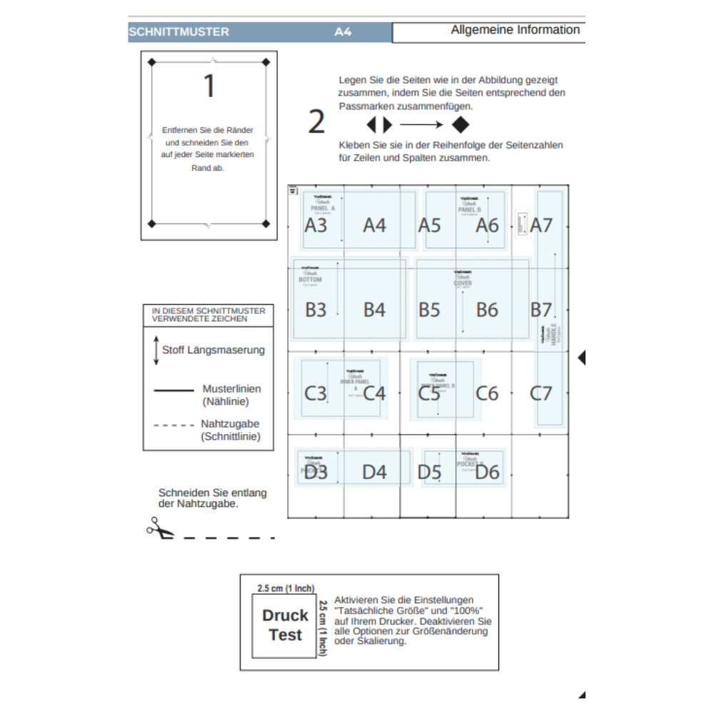 Das ultimative Utensilo | PDF Schnittmuster